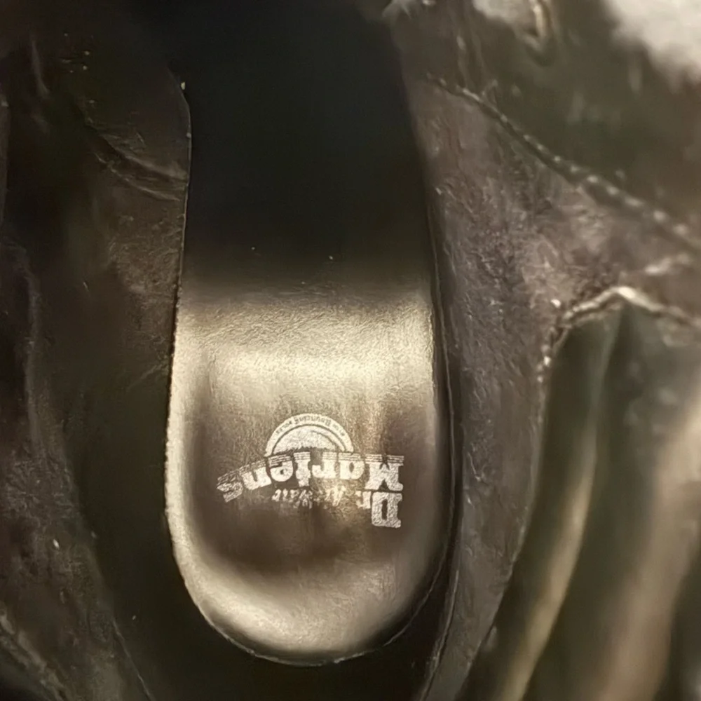 Dr. Martens Persephone Black Leather Platform Heeled Boots | Size 5 - Picture 12 of 16